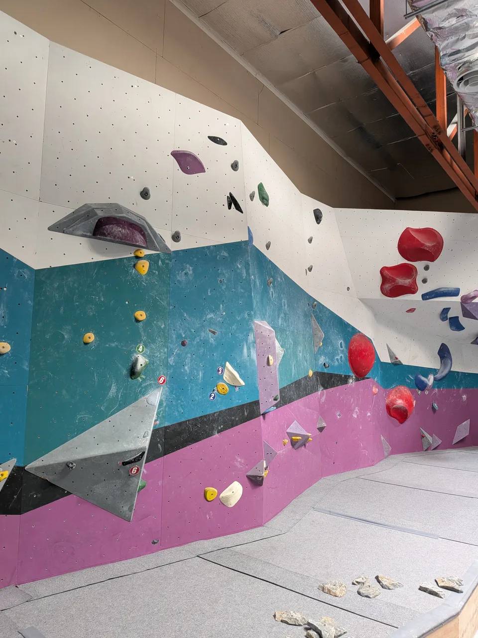 The Wall 3 bouldering wall at GRIPswich in Ipswich