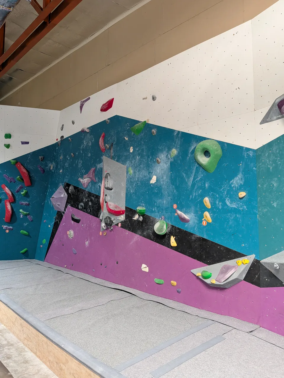 The Wall 4 bouldering wall at GRIPswich in Ipswich