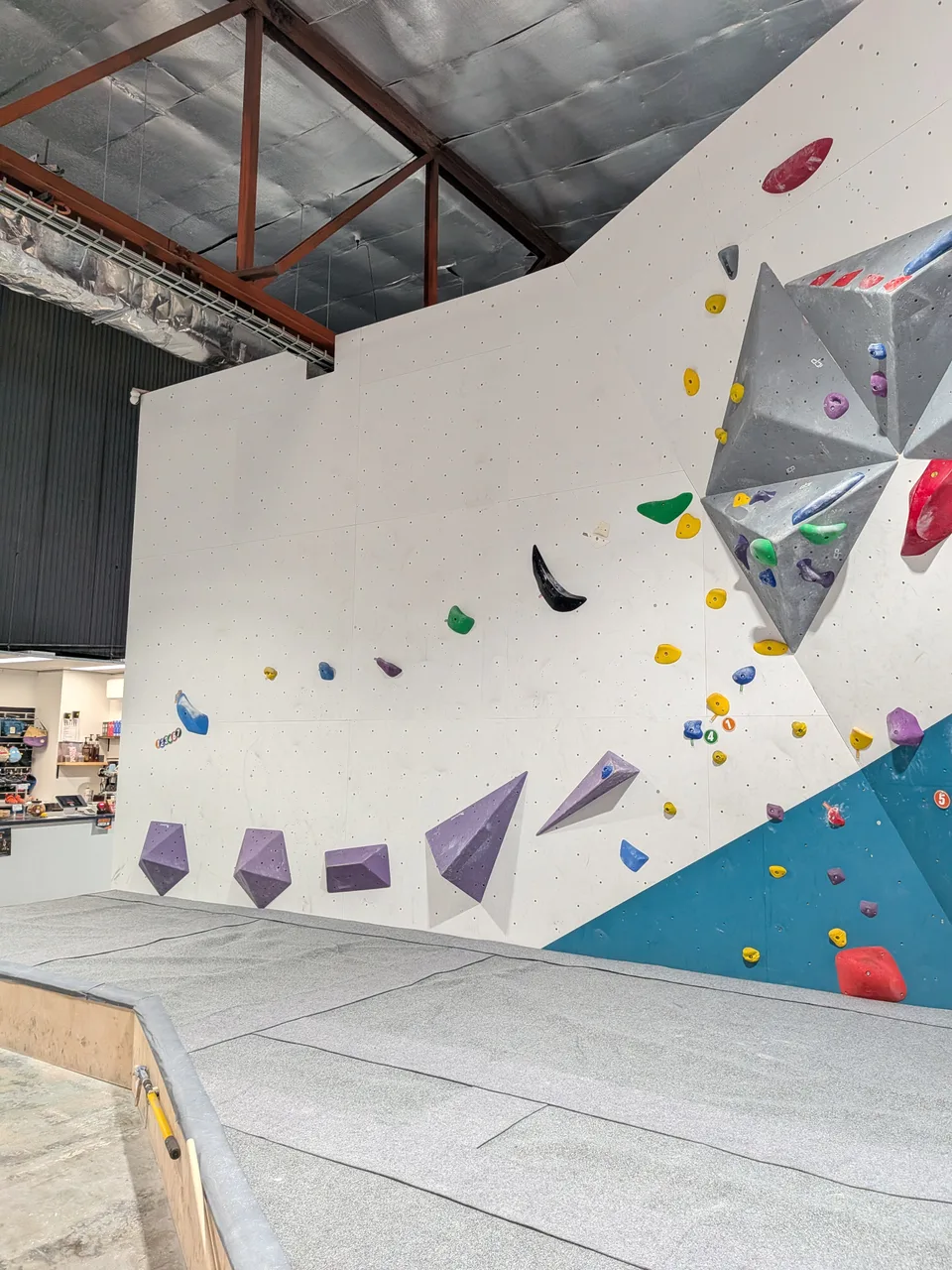 The Wall 6 bouldering wall at GRIPswich in Ipswich