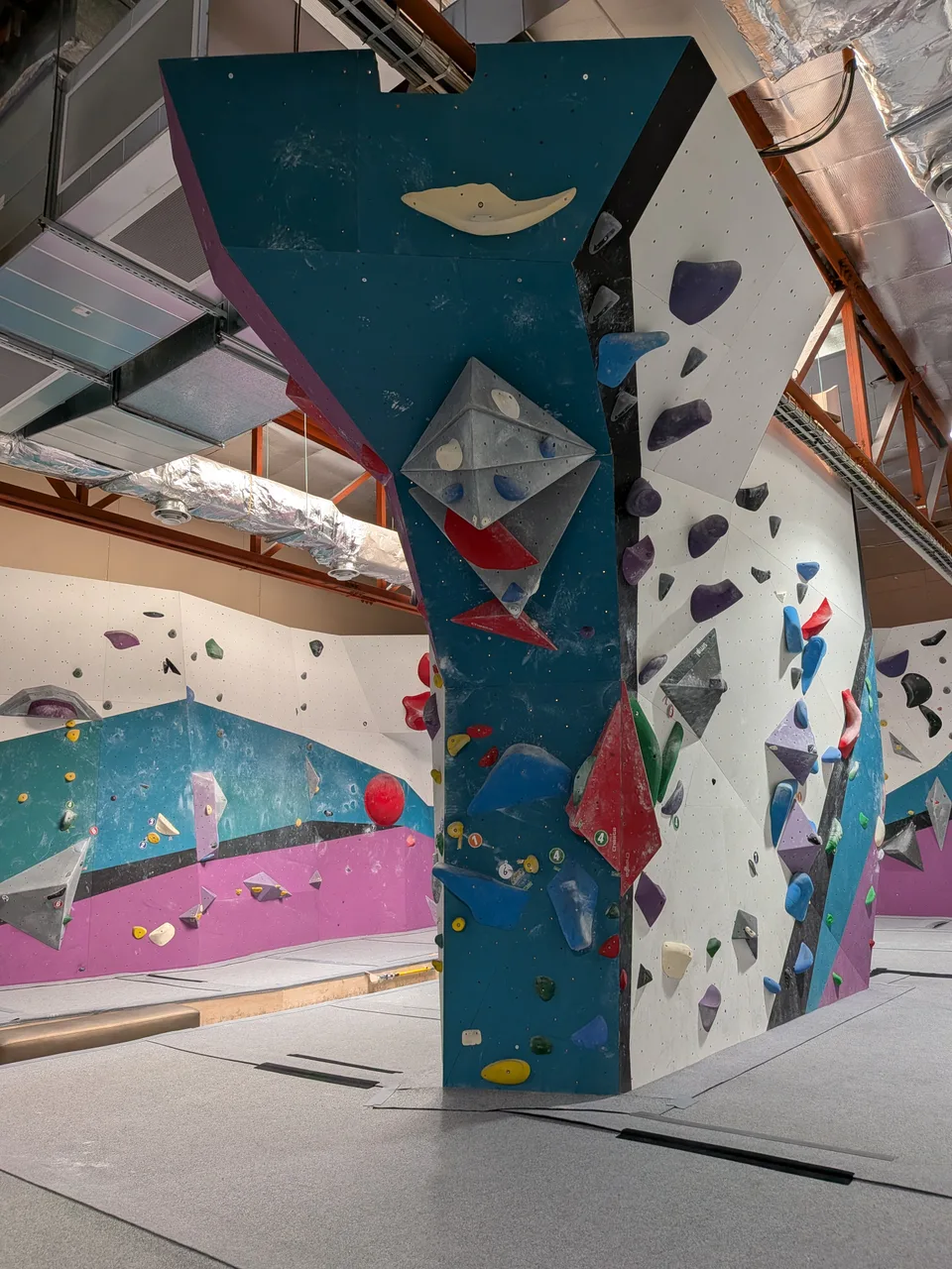 The Wall 7 bouldering wall at GRIPswich in Ipswich