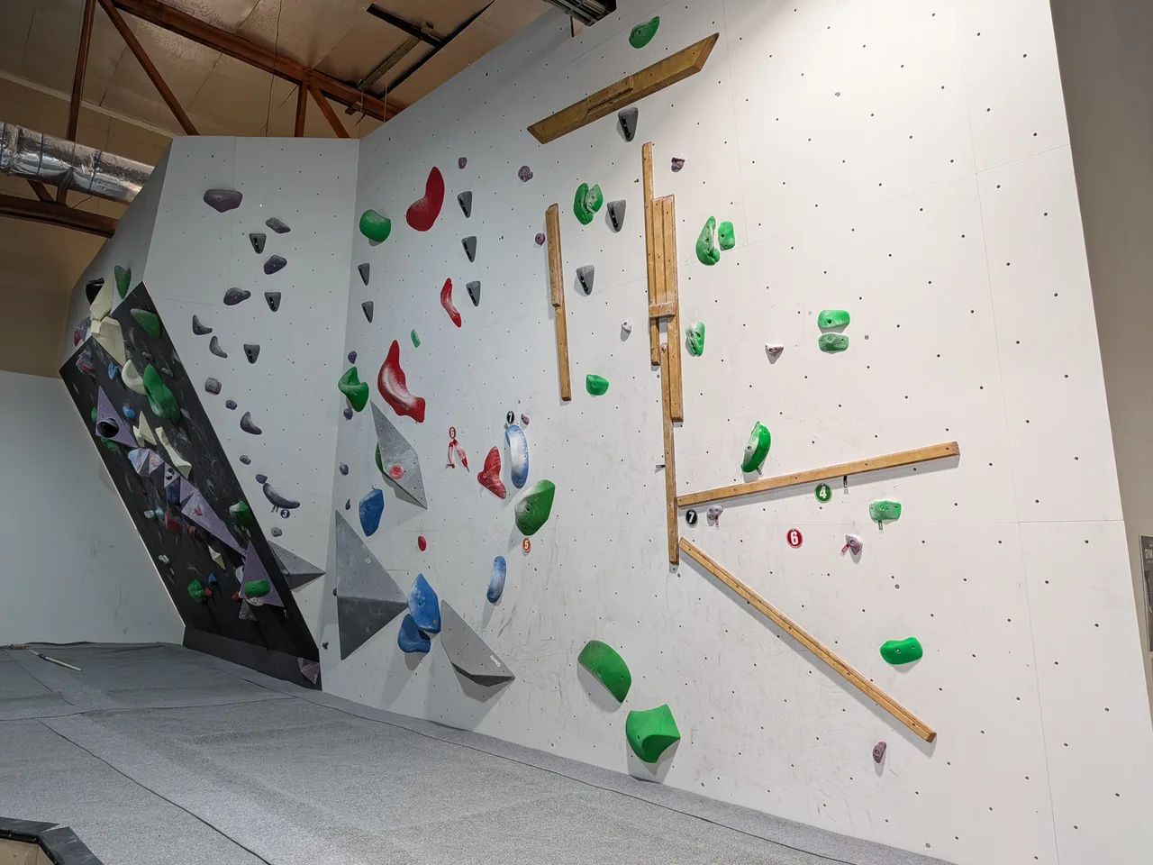 The Wall 9 bouldering wall at GRIPswich in Ipswich